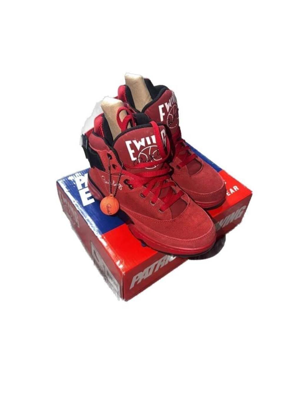 Ewing Athletics 33 Hi Red Suede Basketball Shoes Size 6